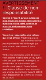 Débridage de tout modèle de trotinette à distance